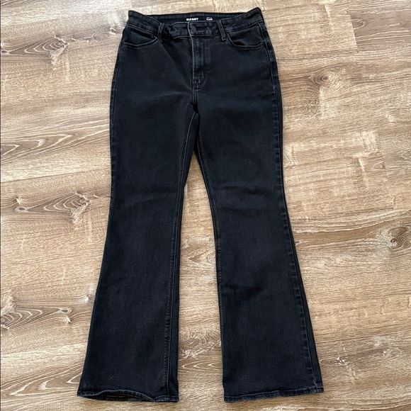 Old Navy Denim - Old Navy High Rise Flare Black Jeans